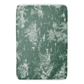 Tapis De Bain Toile de Jouy verte (devant Vertical)
