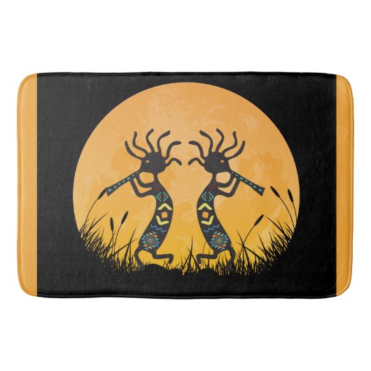 Tapis De Bain Toile Moon Kokopellis (Devant)