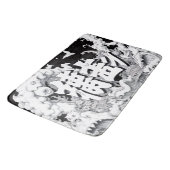 Tapis De Bain Tokyo Noir et Blanc (Angle)