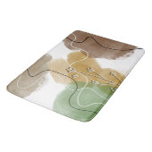Tapis De Bain Tonalité de la Terre d'extraction botanique (Angle)