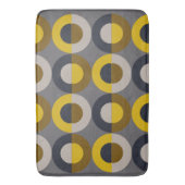 Tapis De Bain Tonnerre de moutarde de bronze moderne du milieu d (devant Vertical)