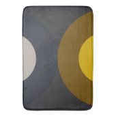 Tapis De Bain Tonnerre de moutarde de bronze moderne du milieu d (devant Vertical)