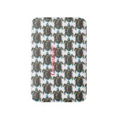 Tapis De Bain Tonnerre de tortue de mer (Devant (Vertical))