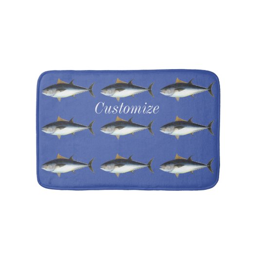 Tapis De Bain Tonnerre en forme de thon rouge (Devant)