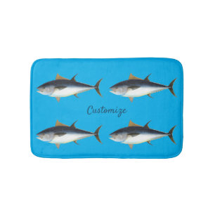 Tapis De Bain Tonnerre en forme de thon rouge