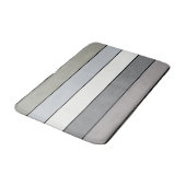 Tapis De Bain Tons Gris Avec Bandes Noires Sur Papier Aquarelle (Angle)