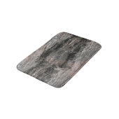 Tapis De Bain Tons Gris Moderne Pierre de marbre (Angle)