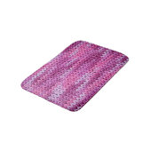 Tapis De Bain Tons pourpres Tissus tricotés Texture (Angle)