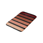 Tapis De Bain Tons Rouges Sur Noir (Angle)