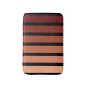 Tapis De Bain Tons Rouges Sur Noir (Devant (Vertical))