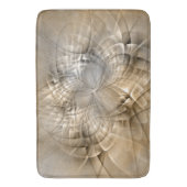 Tapis De Bain Tons Terre Abstrait Art fractal moderne Texture (devant Vertical)