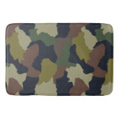 Tapis De Bain Tons Terre Camouflage Brown vert (Devant)
