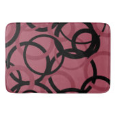 Tapis De Bain Topaz fumé et cercles noirs (Devant)