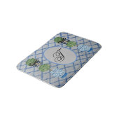 Tapis De Bain Topiacé Bleu Gingembre Jarre Tapis (Angle)