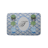 Tapis De Bain Topiacé Bleu Gingembre Jarre Tapis (Devant)