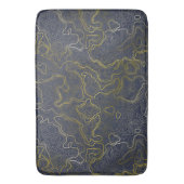 Tapis De Bain Topographie or (devant Vertical)