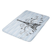 Tapis De Bain Torchon bleu Eiffel Parfum de bain (Angle)