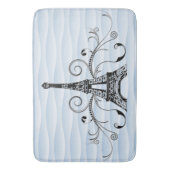 Tapis De Bain Torchon bleu Eiffel Parfum de bain (devant Vertical)
