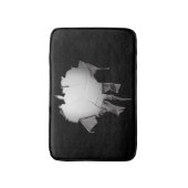 Tapis De Bain Torn Volley Black Bath Mat (Devant (Vertical))