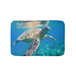 Tapis De Bain Tortue de mer de natation