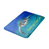 Tapis De Bain Tortue de mer de natation (Angle)