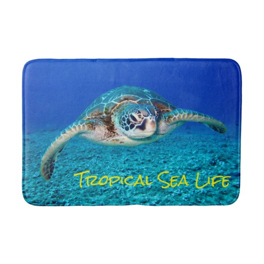 Tapis De Bain Tortue de mer de natation (Devant)