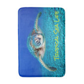 Tapis De Bain Tortue de mer de natation (Devant (Vertical))