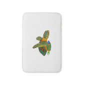 Tapis De Bain Tortue de mer noire Opal (Devant (Vertical))