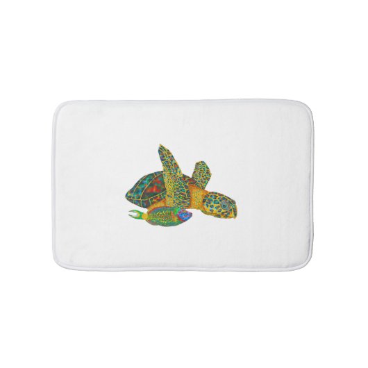 Tapis De Bain Tortue de mer noire Opal (Devant)