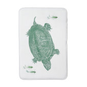 Tapis De Bain Tortue de mer verte (Devant (Vertical))