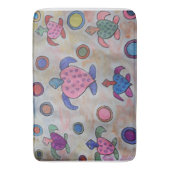 Tapis de bain Tortues & Cercles (devant Vertical)