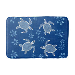Tapis De Bain Tortues du Lagon Bleu