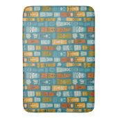 Tapis De Bain Totems Tiki Rétro (devant Vertical)