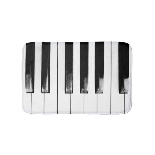 Tapis De Bain Touches de piano vieilles (Devant)