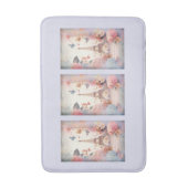 Tapis De Bain Tour Eiffel Papillons et Fleurs (Devant (Vertical))