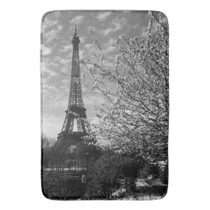 Tapis De Bain Tour Vintage France Paris Eiffel