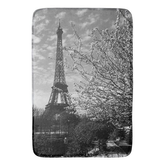 Tapis De Bain Tour Vintage France Paris Eiffel (devant Vertical)