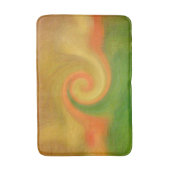 Tapis De Bain Tourbillon abstrait d'automne en pixels (Devant (Vertical))