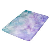 Tapis De Bain Tourbillon de nuage bleu et violet (Angle)