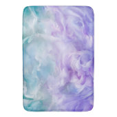 Tapis De Bain Tourbillon de nuage bleu et violet (devant Vertical)