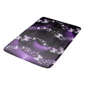Tapis De Bain Tourbillon de papillon pourpre (Angle)