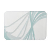 Tapis De Bain Tourbillons gris bleu Abstrait (Devant)