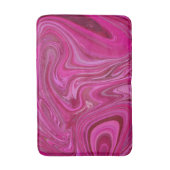 Tapis De Bain Tourbillons roses (Devant (Vertical))