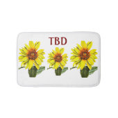Tapis de bain Tournesol (Devant)
