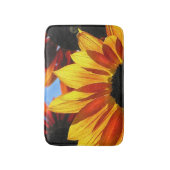 Tapis De Bain Tournesol Abstrait de chaume de fleurs (Devant (Vertical))