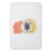 Tapis De Bain Tournesol aquarelle (devant Vertical)
