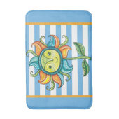 Tapis de bain Tournesol Bleu (Devant (Vertical))