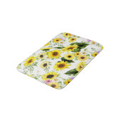 Tapis De Bain Tournesol d'aquarelle 7 (Angle)