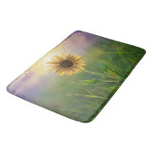 Tapis De Bain Tournesol Fluisant dans le pré vert (Angle)