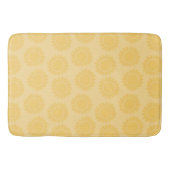 Tapis De Bain Tournesol Jaune Clair Fleurit 1 (Devant)